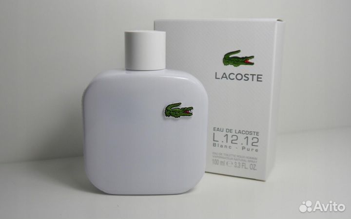 Духи lacoste eau de lacoste l.12.12 blanc