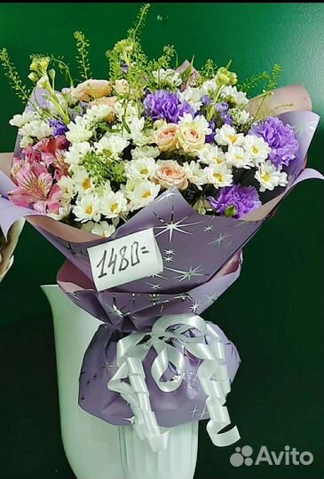 Гортензия, ирис, орхидея,хризантема кустовая,роза