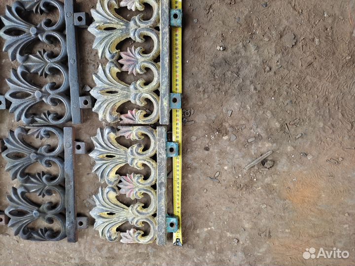 Чугунные элементы литьё СССР