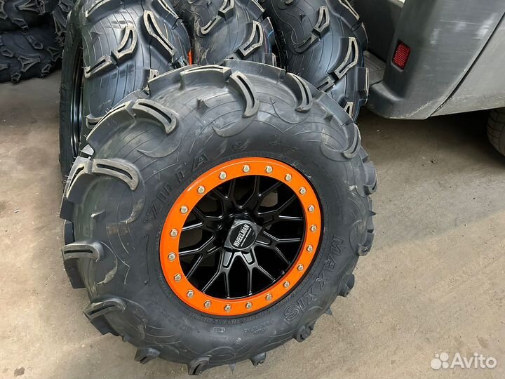 Колеса для квадроцикла шины+диски 30/14