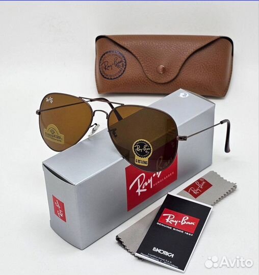 Солнцезащитные очки Ray Ban aviator premium