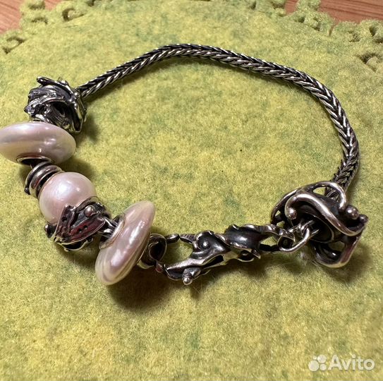 Trollbeads шарм спейсер замок на браслет