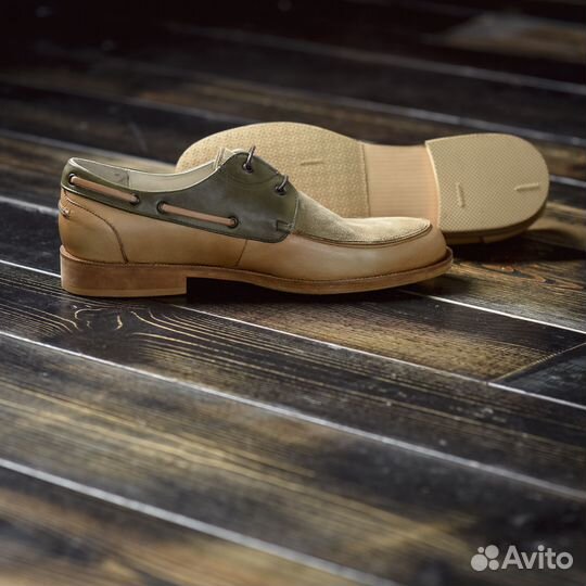 Туфли мужские кожа Топ-сайдеры