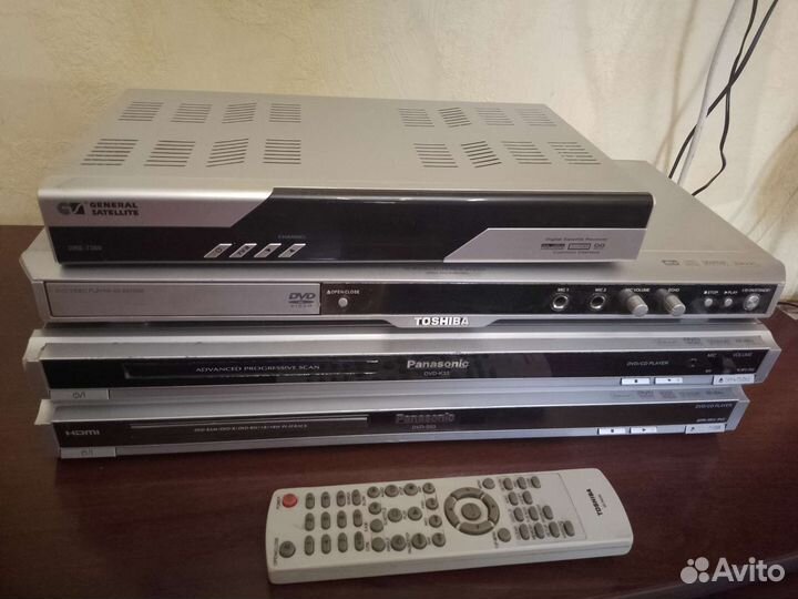 DVD Toshiba SD-K670SR Panasonic DRE-7300