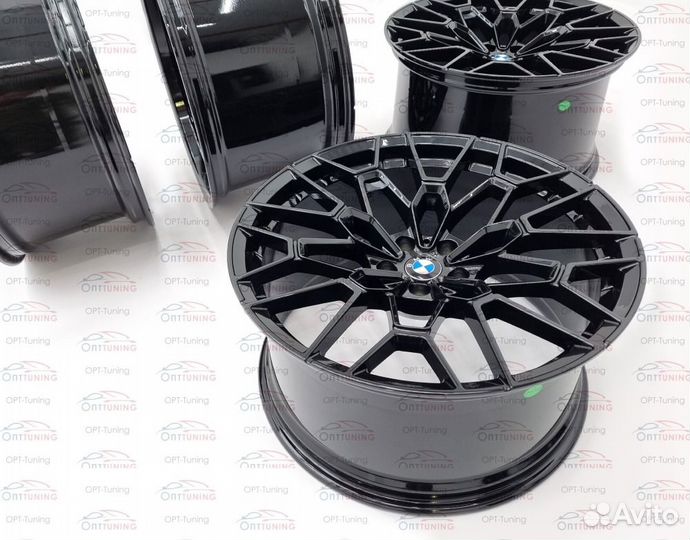 Комплект дисков в стиле BMW 827 R21 черный глянец