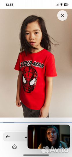 Футболка для мальчика H&M 98/104, 134/140