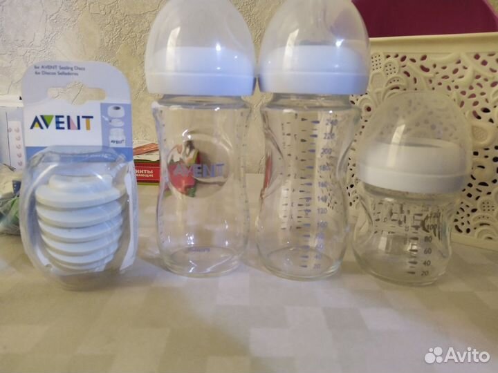 Бутылочка Авент стекло 120 мл