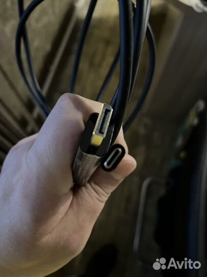 Кабель DisplayPort - Type-C, 1.8м, 4K, 60гц