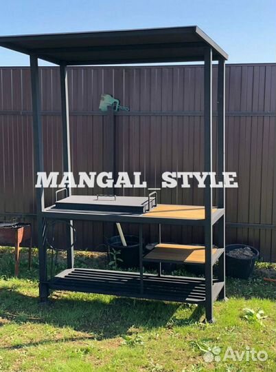 Беседка с мангалом