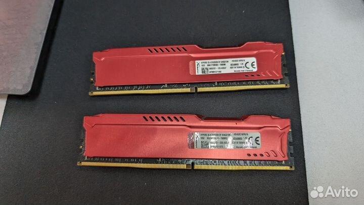 Оперативная память Kingston HyperX Fury DDR4 32гб
