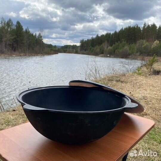 Настоящий узбекский казан 16л чугун