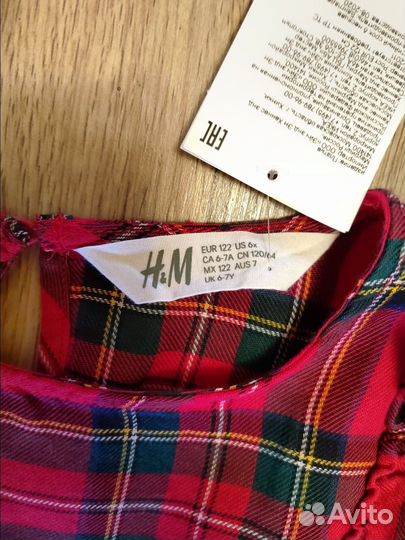 Платье H&M 122 (6-7лет) и 104 (3-4г)