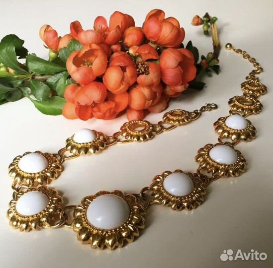 Ожерелье и браслет Trifari винтаж