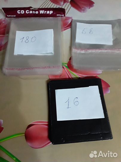 Конверты для дисков прозрачные