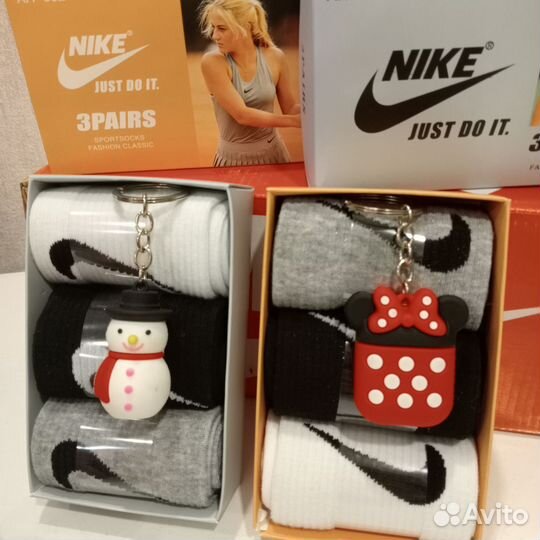 Носки nike набор 3 пары
