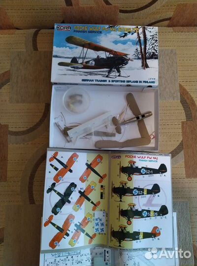 Сборная модель самолёта Fieseler Fi - 156 А1