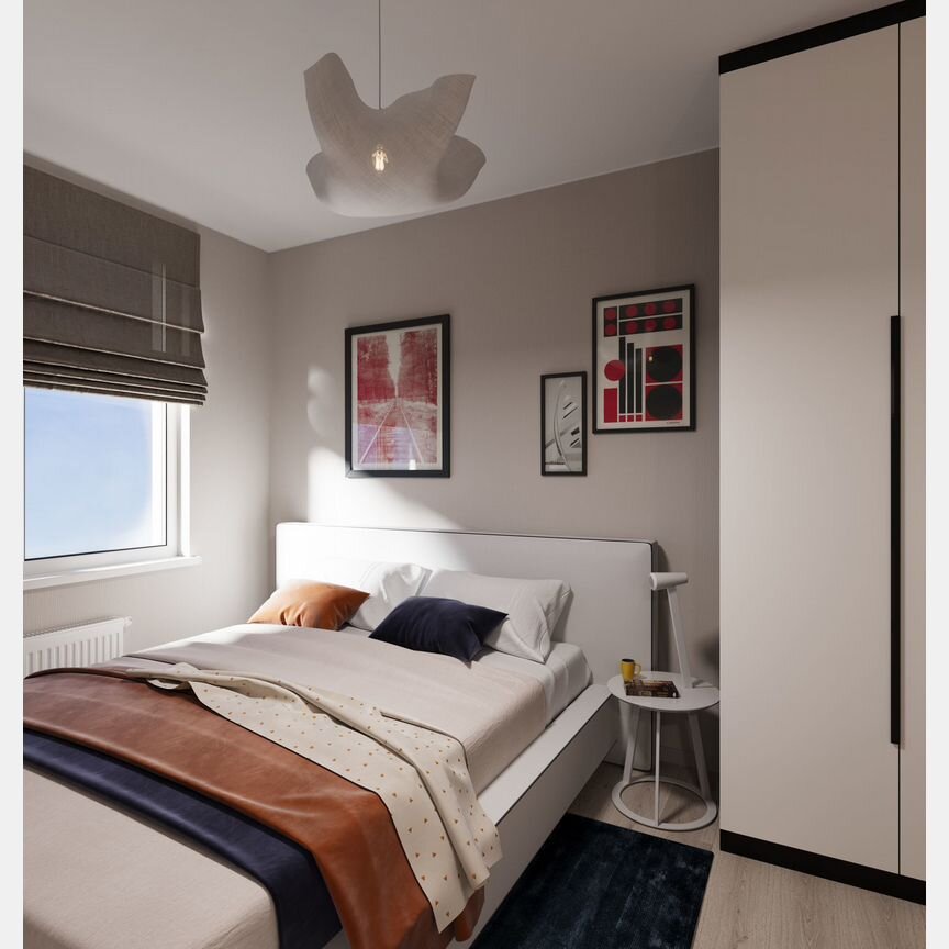 2-к. квартира, 49 м², 2/25 эт.