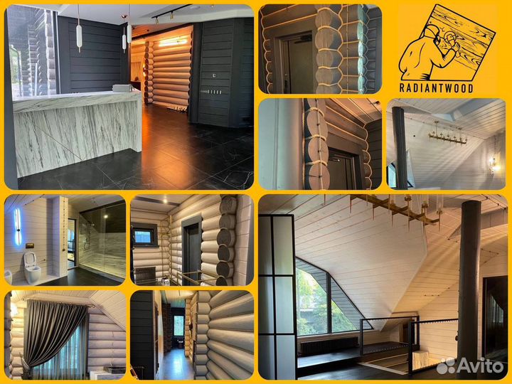 Шлифовка и покраска домов