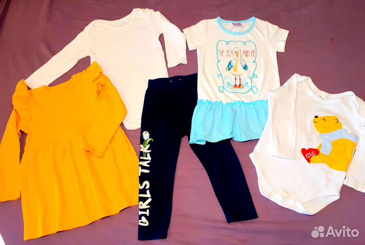 Вещи на девочку пакетом Испания 86-92