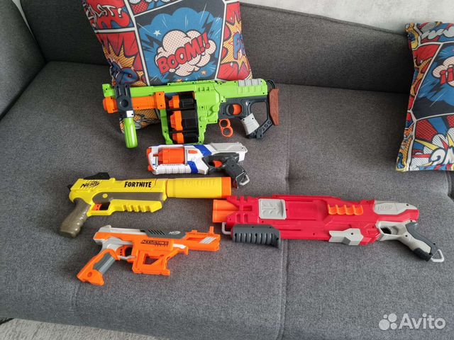 Бластер nerf fortnite