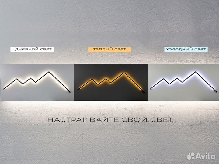 Светильник настенный Montana, черный, без вилки