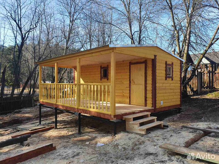 Баня из бруса 6,0 на 4,50 метров