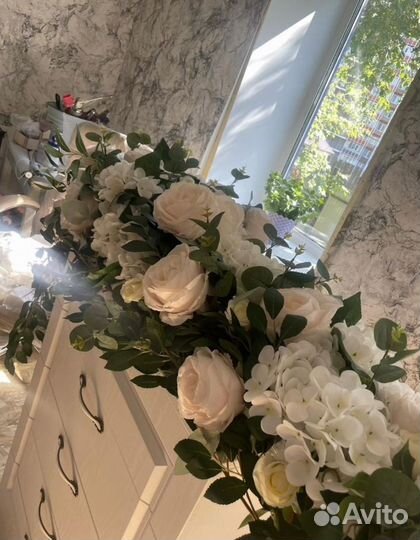 Свадебные цветы украшение