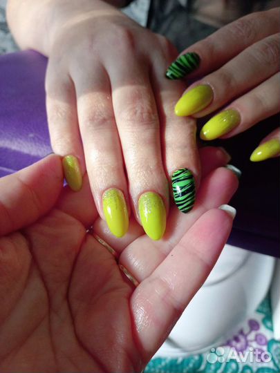 Покрытие гель лак, укрепление, наращивание