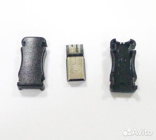 Штекер mini USB 2.0 b 5pin под пайку на кабель