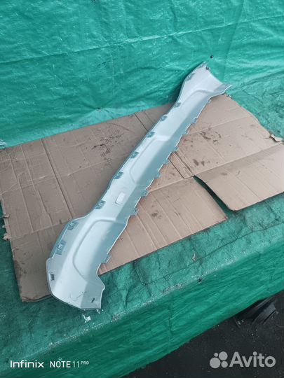 Накладка перед бампера Renault Logan Stepway 2018+