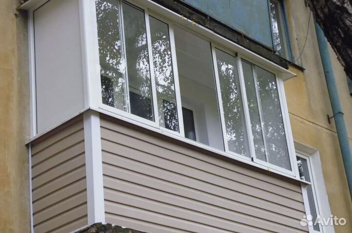 Остекление/утепление балконов, лоджий и террас