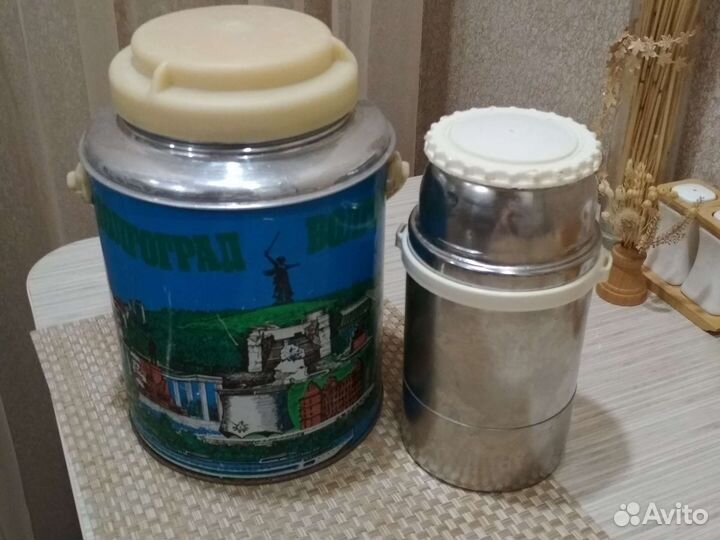 Термосы на рыбалку 1л и 3л СССР