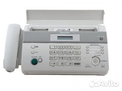 Факс на термобумаге Panasonic KX-FT982RU-W белый