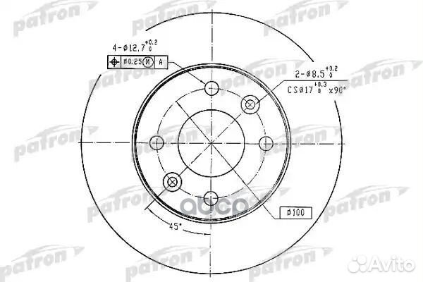 Диск тормозной передн nissan: kubistar 03, REN