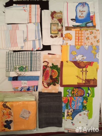 Полотенца кухонные, вафельные, махровые, новые