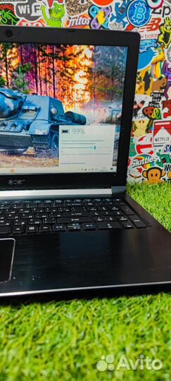 Мощный металлический игровой ноутбук Acer