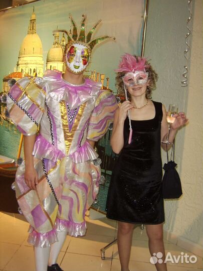 Маска новогодняя