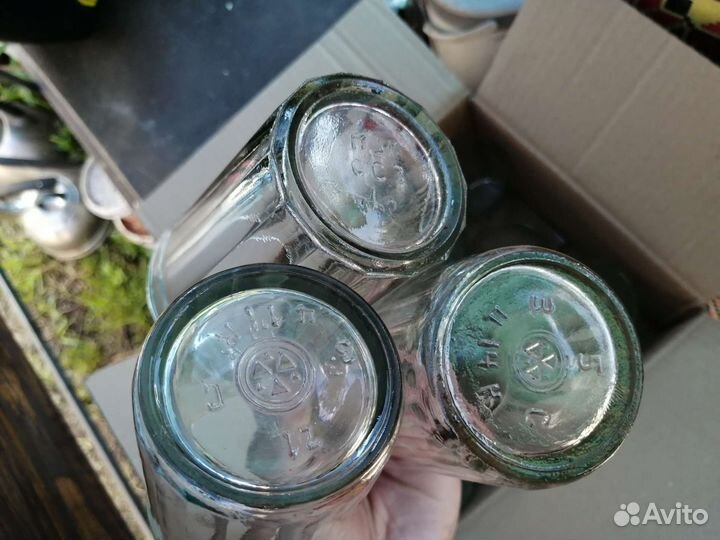 Стаканы граненые СССР 15 шт