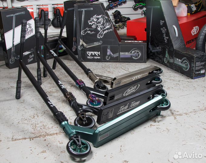 Трюковые Самокаты TechTeam, Triad, Prime
