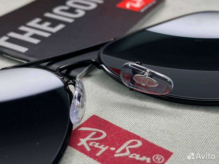 Очки Ray Ban Aviator VIP Чёрные