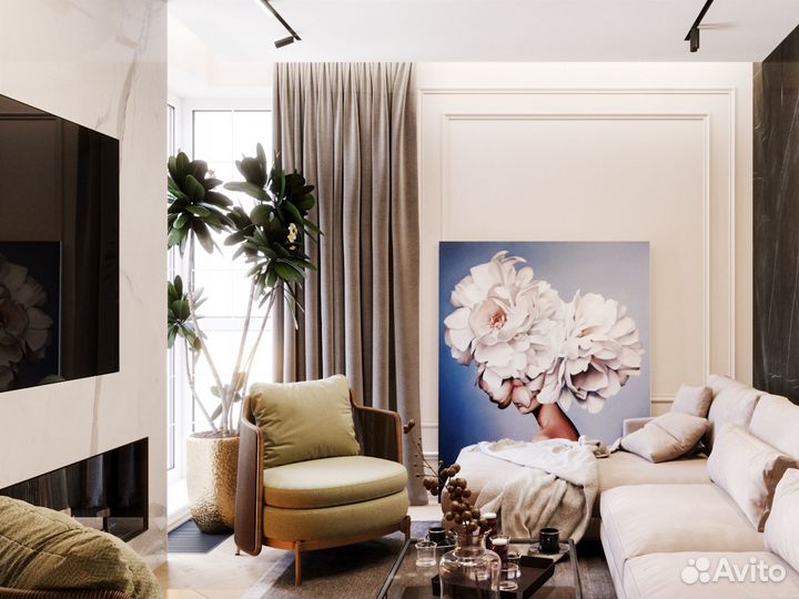 Дизайнер интерьера, ремонт квартир под ключ