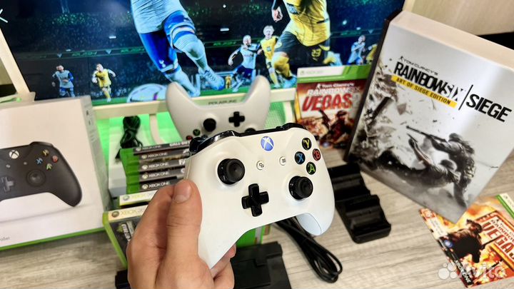 Xbox One S + 947 Игр с гарантией и Доставкой