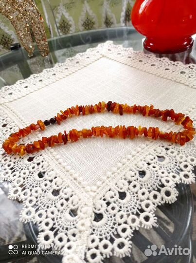 Бусы янтарь СССР