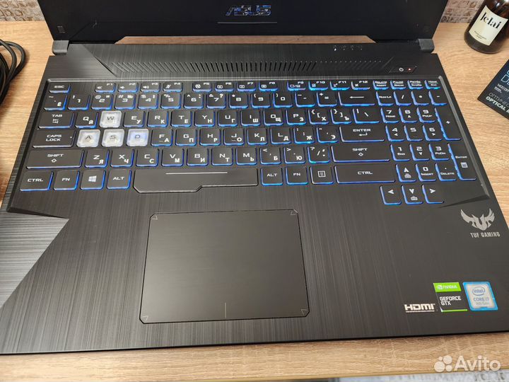 Мощный asus 120Hz/GTX1650 4Gb/i7 9750h/озу16Gb