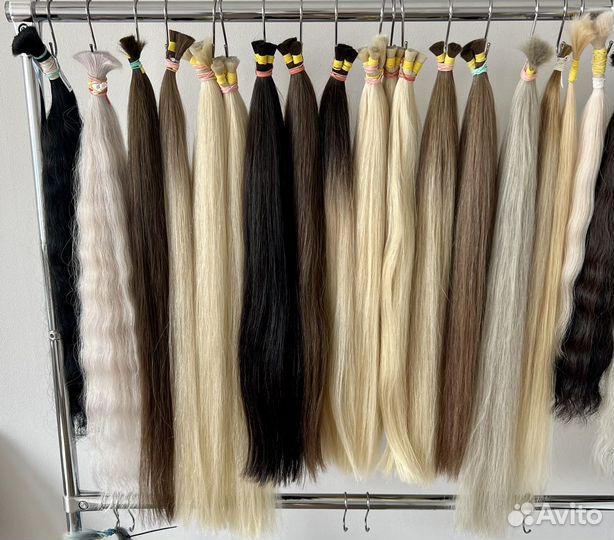 Волосы с наращиванием 60 см