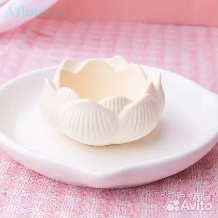 Силиконовая форма Лотос подсвечник