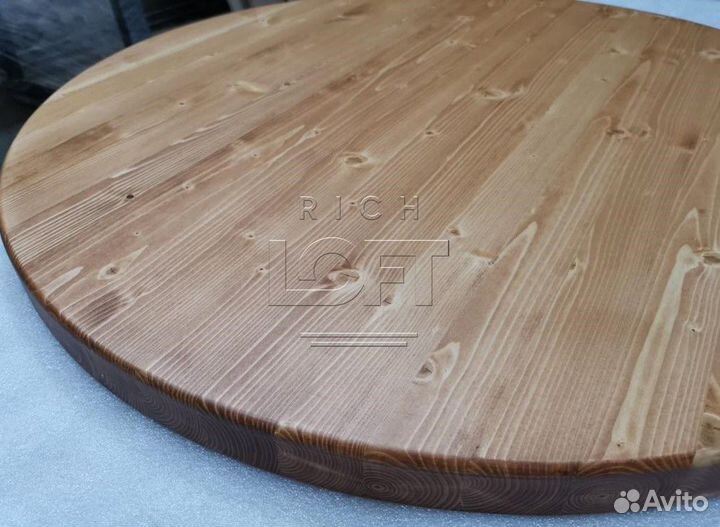 Столешница деревянная круглая
