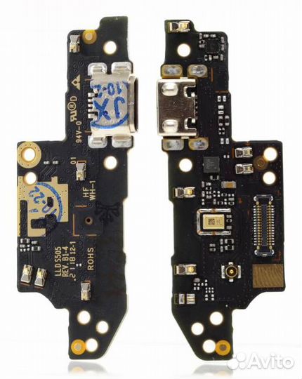 Шлейф Xiaomi Redmi 9A (плата) + разъем зарядки + м