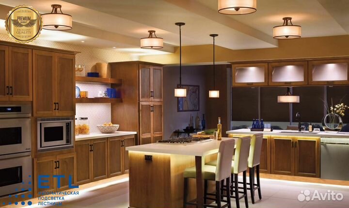 Система умной подсветки мебели собственного произв