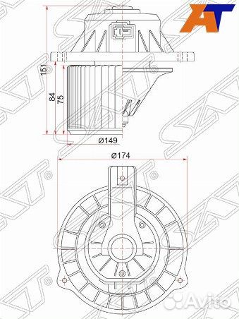 Мотор отопителя салона hyundai solaris